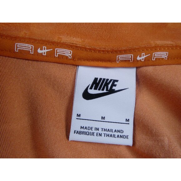 Nike‎ Women's Velour 2PC Track Suit Set Orange Size - M-Jacket/L-Pants - Picture 8 of 9